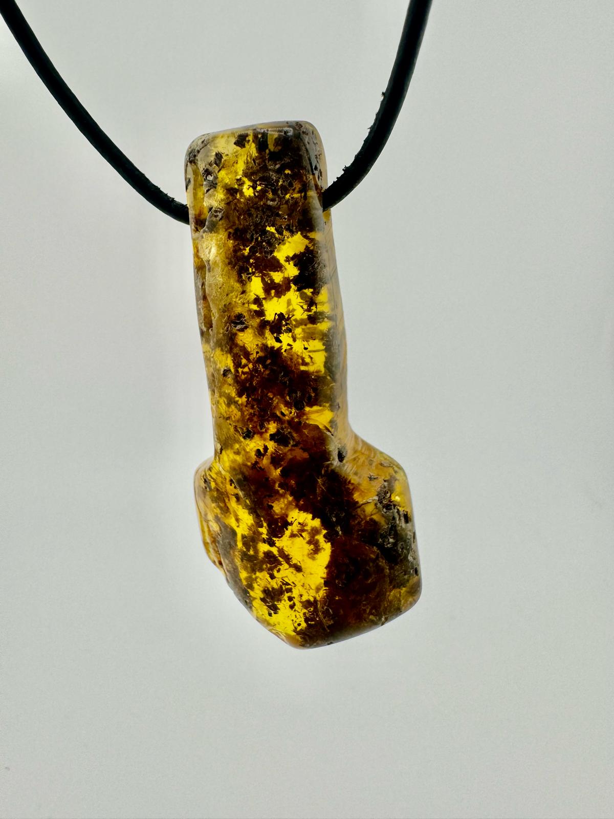 Amber Thor's hammer - unique piece