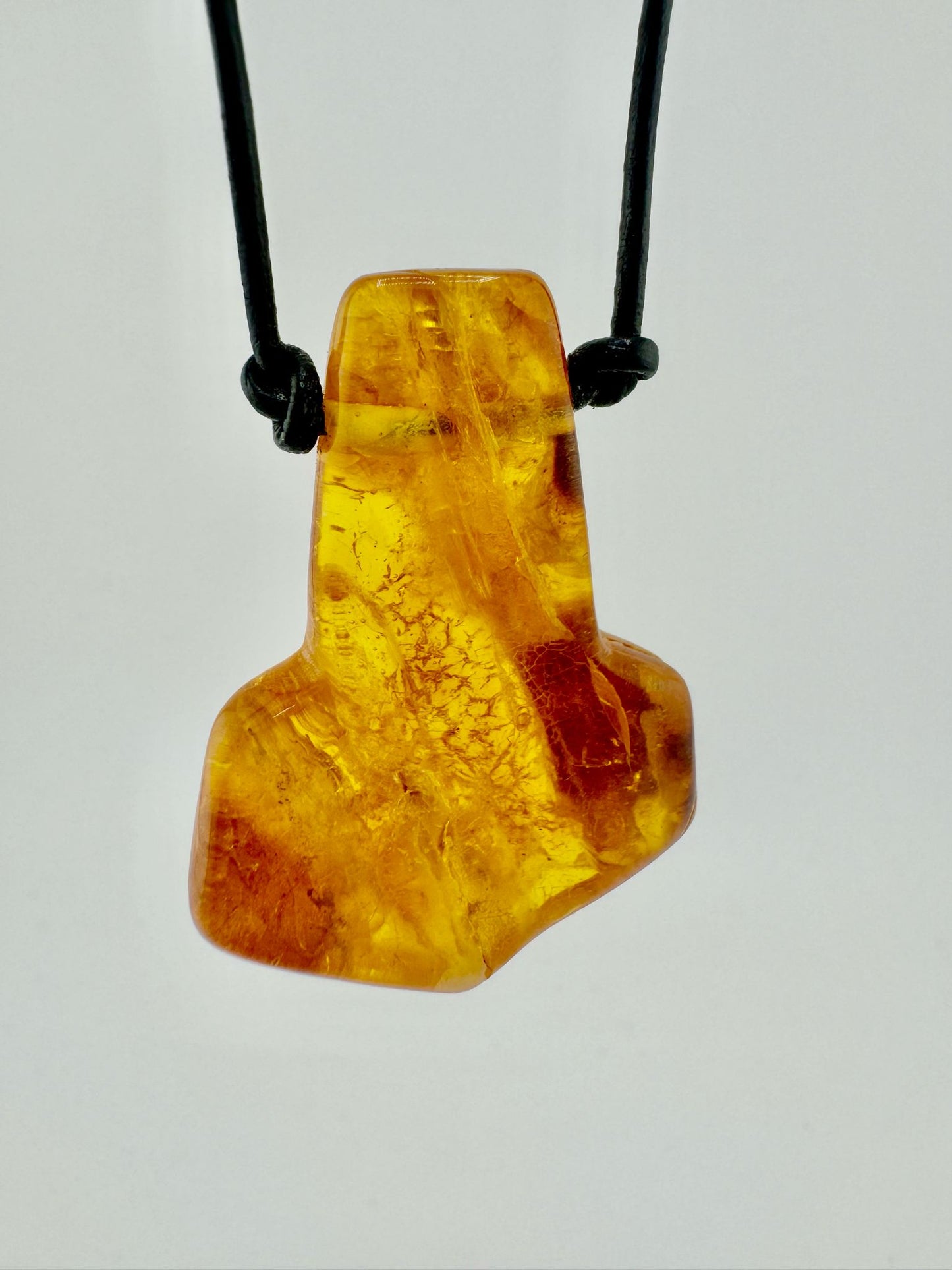 Amber Thor's hammer - unique piece