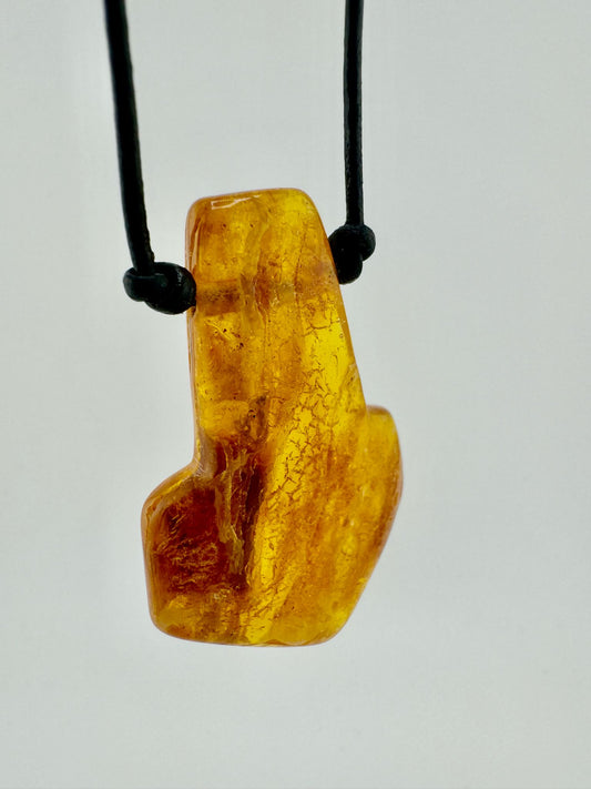 Amber Thor's hammer - unique piece