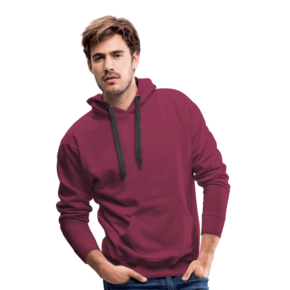 Männer Premium Hoodie - Bordeaux