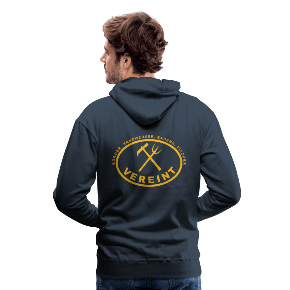 Männer Premium Hoodie - Navy