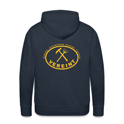 Männer Premium Hoodie - Navy