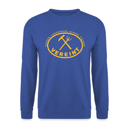 Unisex Pullover - Royalblau