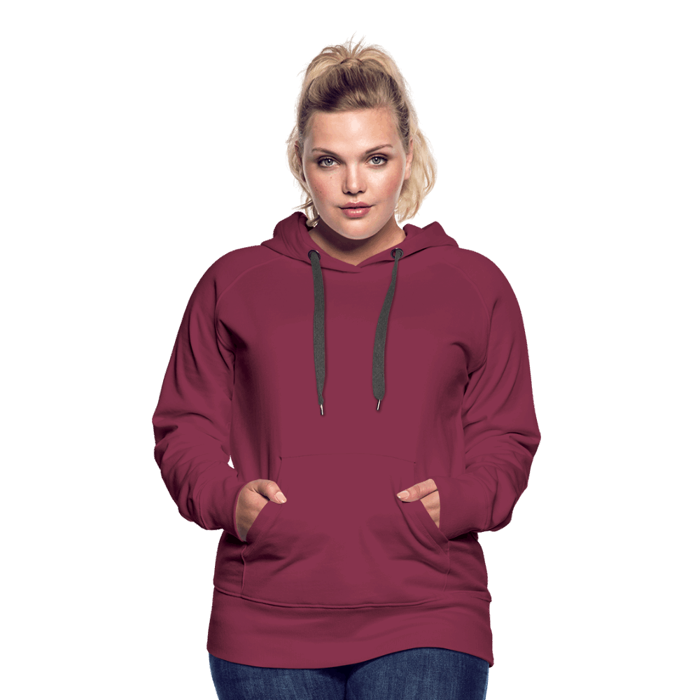 Frauen Premium Hoodie - Bordeaux