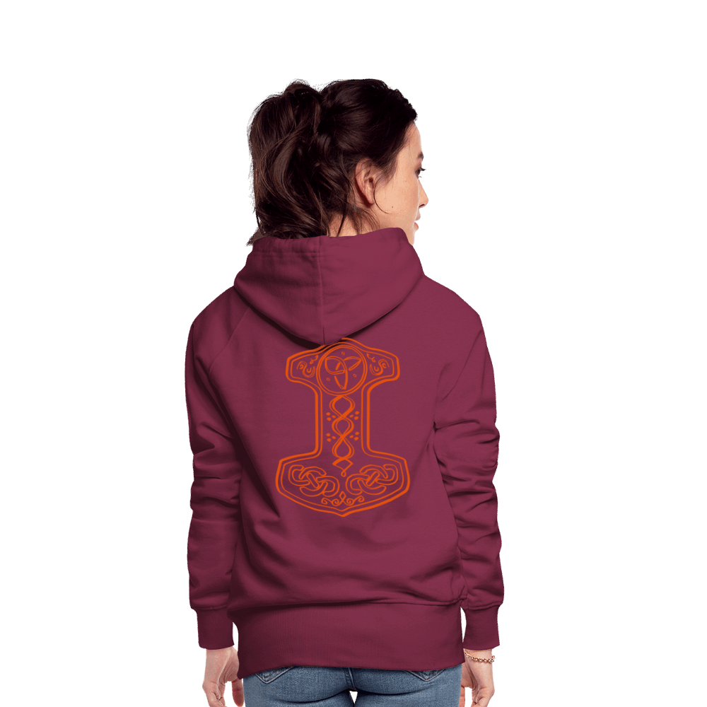 Frauen Premium Hoodie - Bordeaux