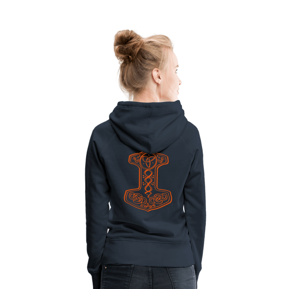 Frauen Premium Hoodie - Navy