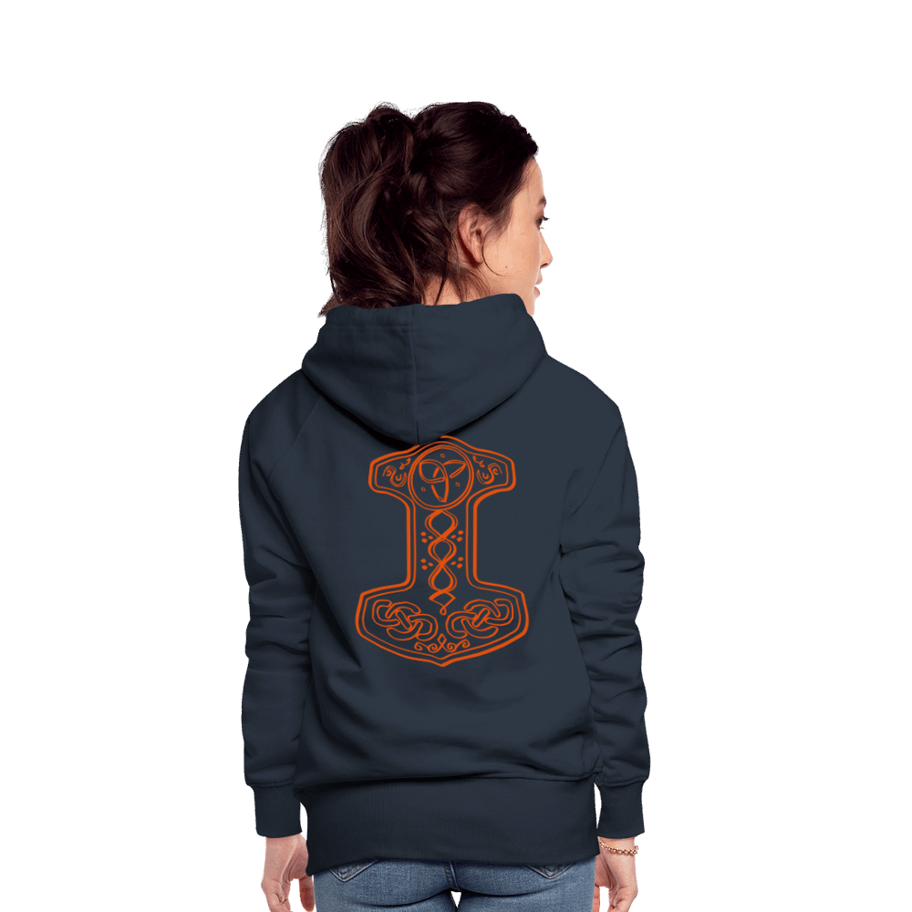 Frauen Premium Hoodie - Navy