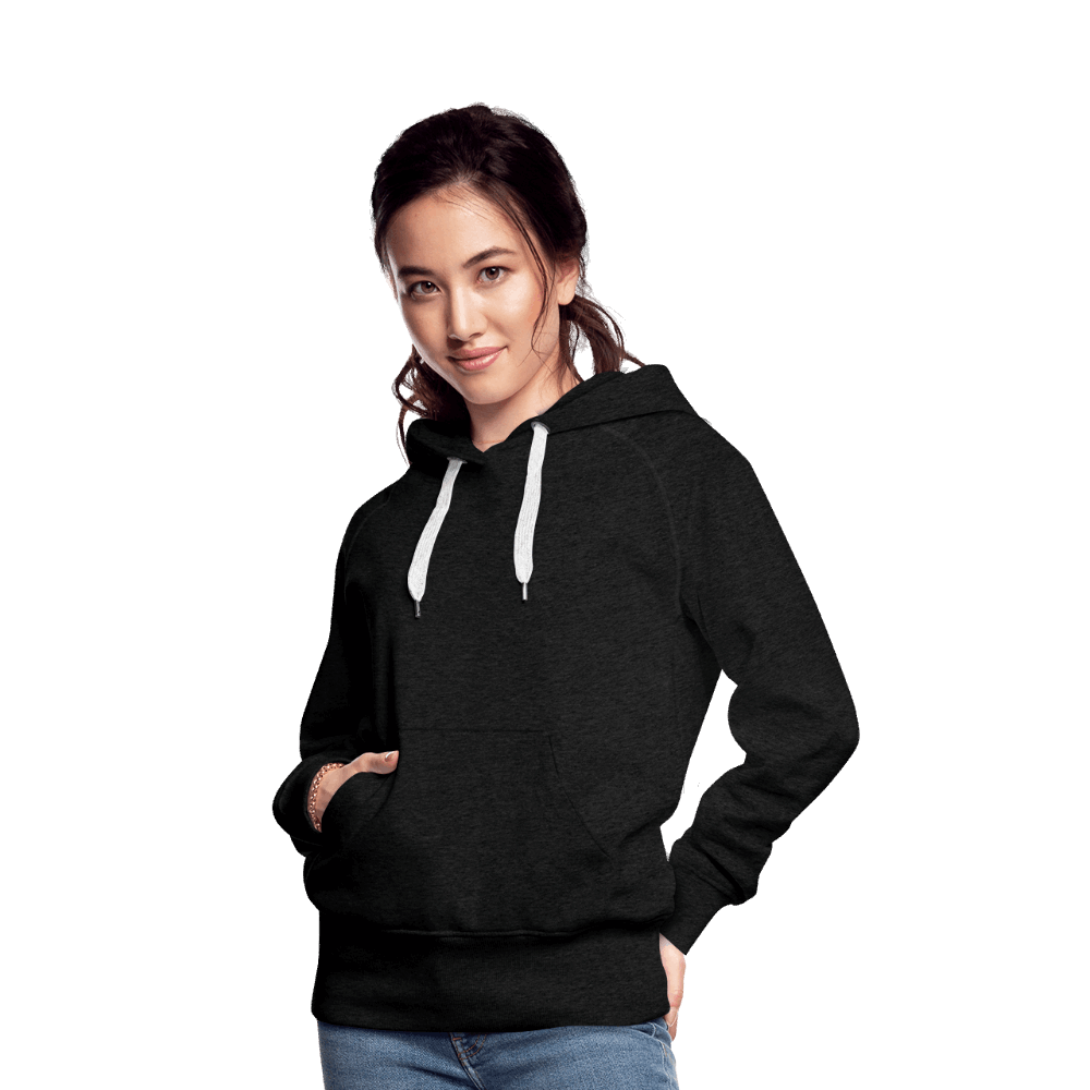 Frauen Premium Hoodie - Anthrazit