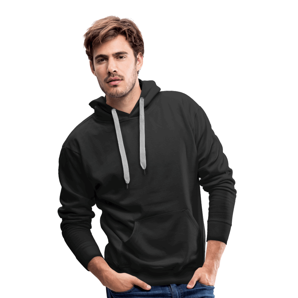 Männer Premium Hoodie - Schwarz