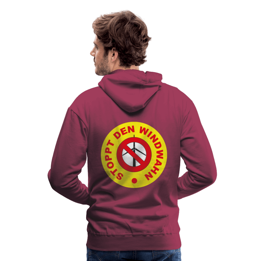 Männer Premium Hoodie - Bordeaux