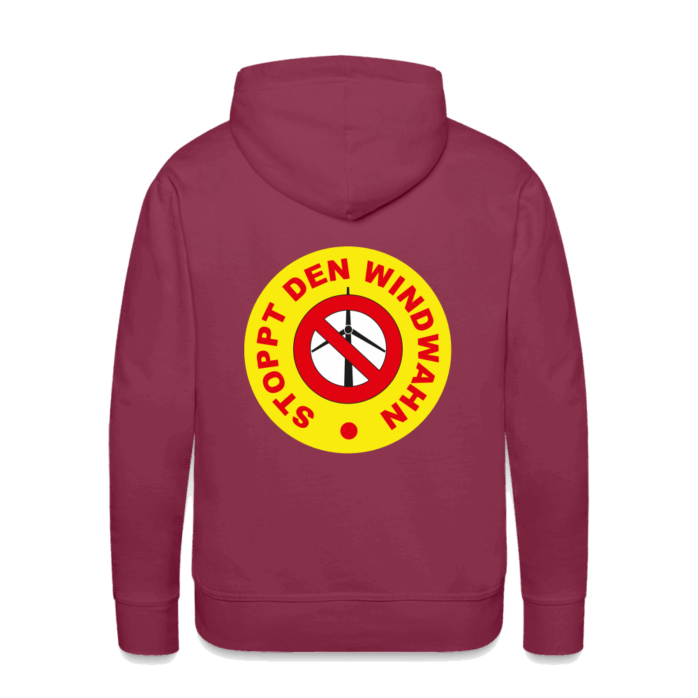 Männer Premium Hoodie - Bordeaux