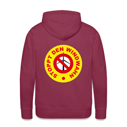 Männer Premium Hoodie - Bordeaux