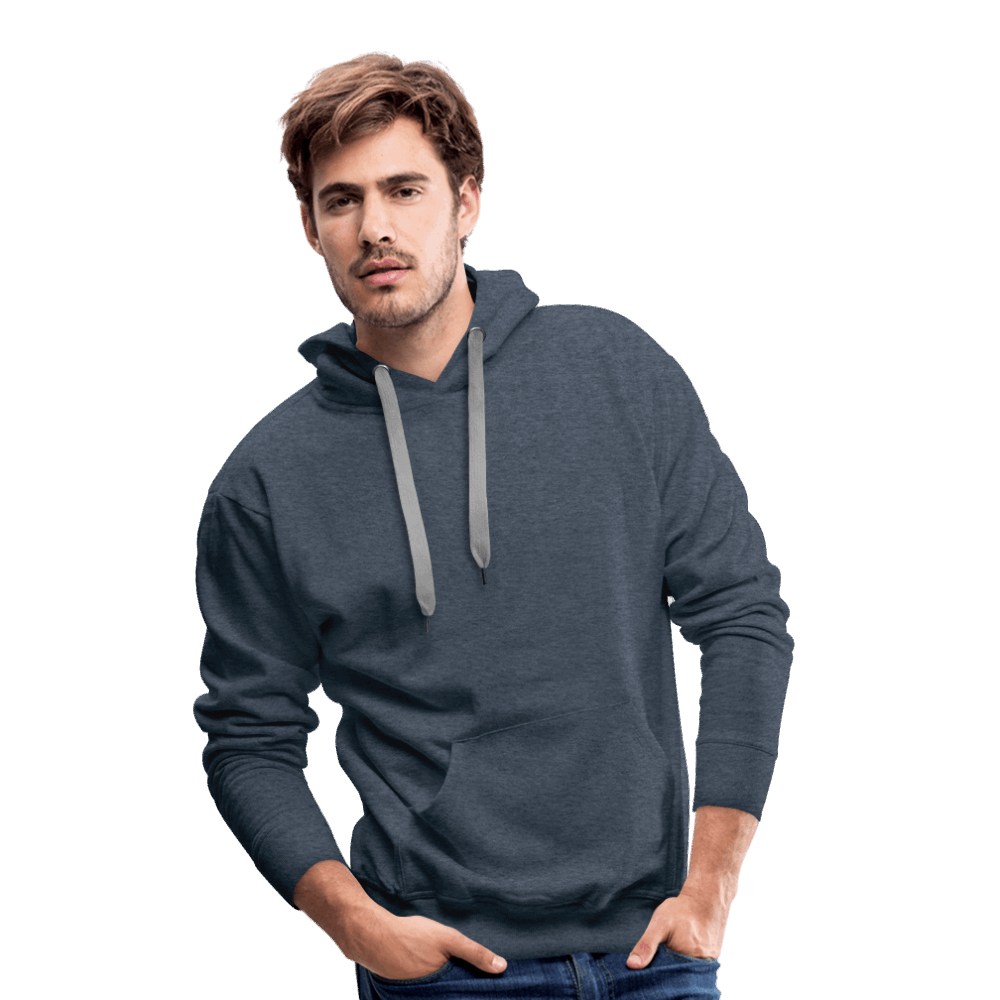 Männer Premium Hoodie - Jeansblau