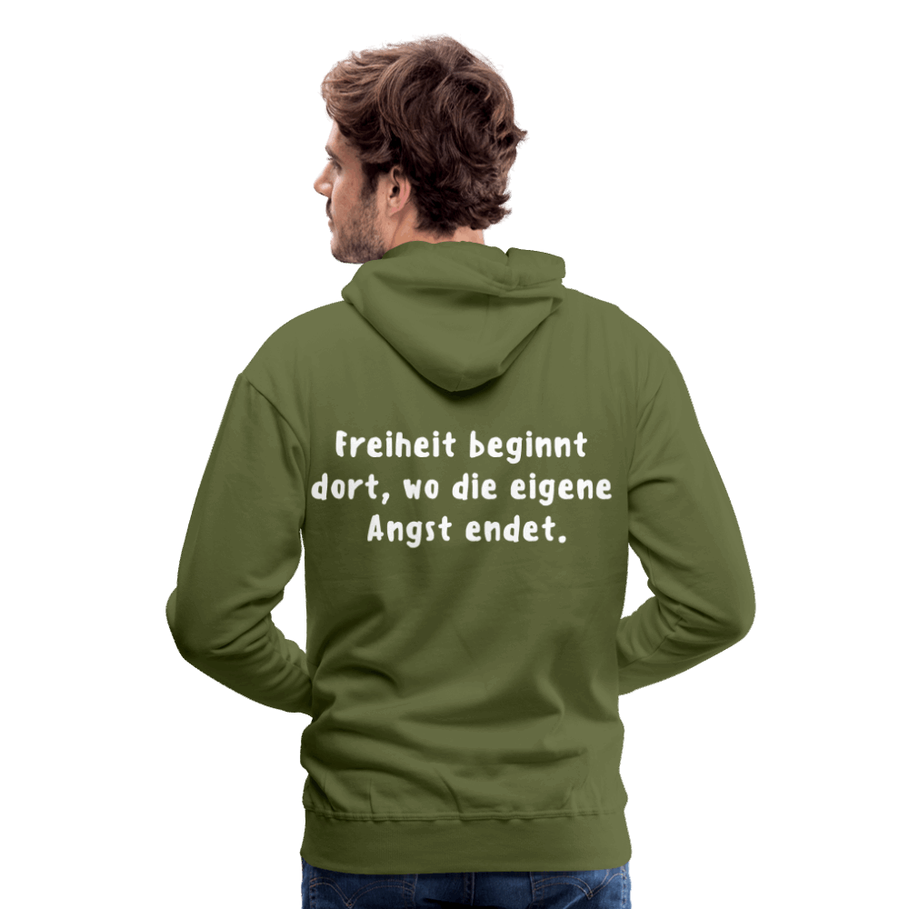 Männer Premium Hoodie - Olivgrün