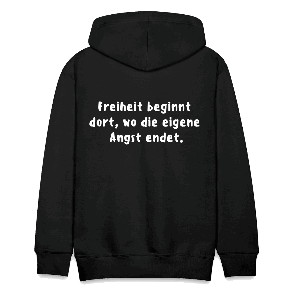 Männer Premium Hoodie - Schwarz