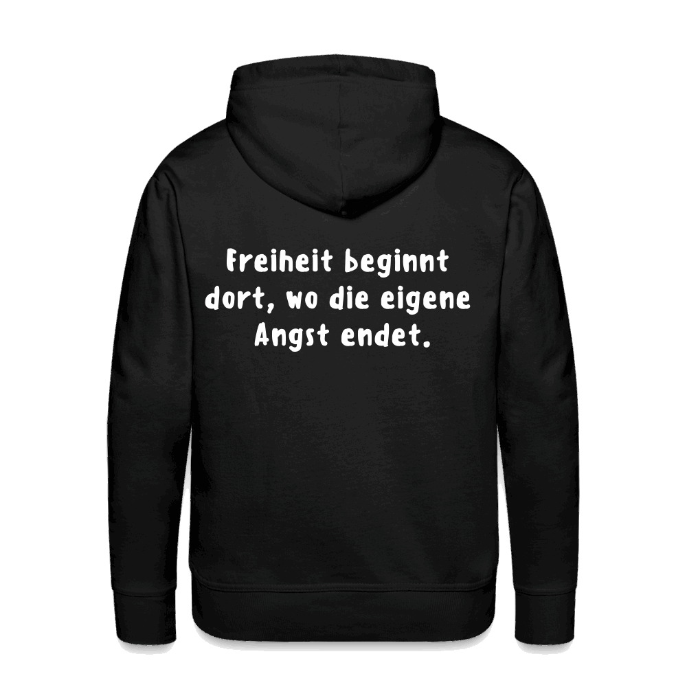 Männer Premium Hoodie - Schwarz