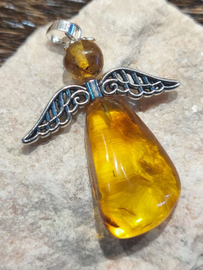 Amber angel - unique piece