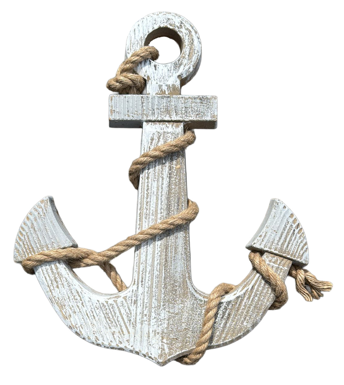 Anker aus Albesia Holz - 39cm